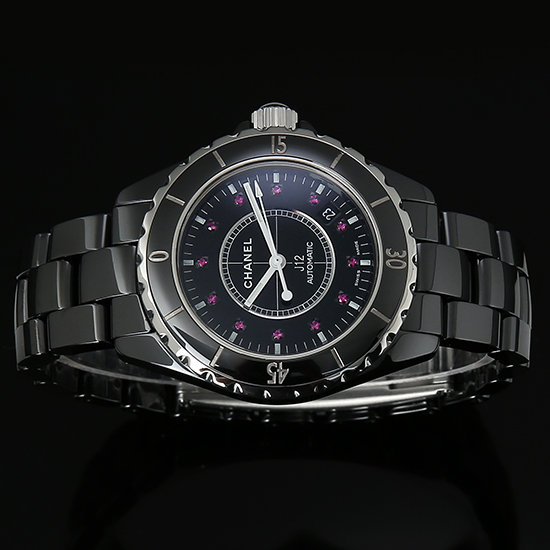 CHANEL(USED) 샤넬 J12 블랙 세라믹 오토 H1635
