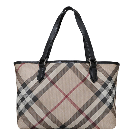 BURBERRY(USED)노바체크 PVC 니키 숄더백