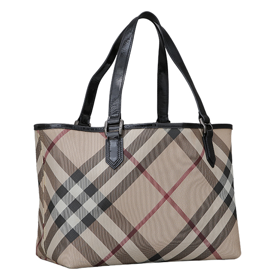 BURBERRY(USED)노바체크 PVC 니키 숄더백