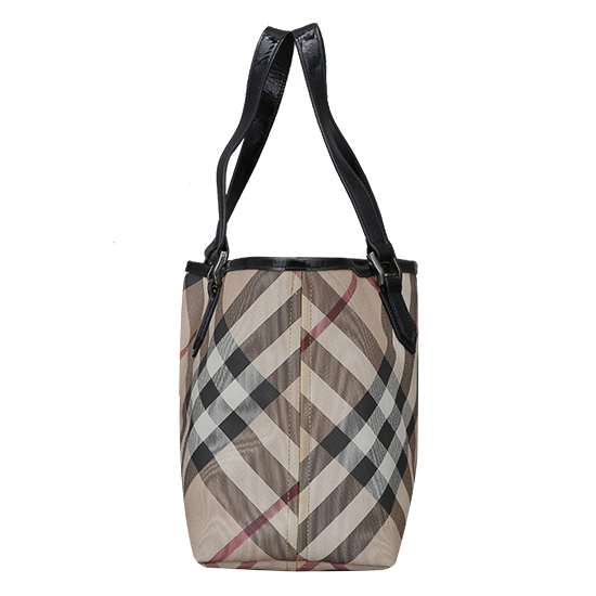 BURBERRY(USED)노바체크 PVC 니키 숄더백