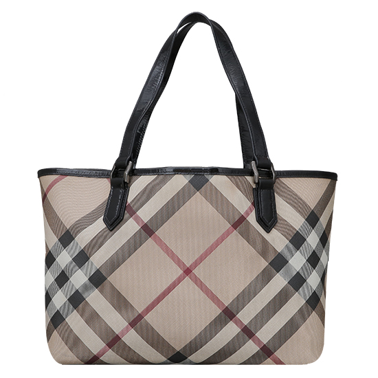 BURBERRY(USED)노바체크 PVC 니키 숄더백