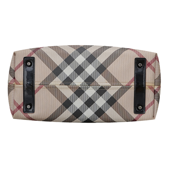 BURBERRY(USED)노바체크 PVC 니키 숄더백