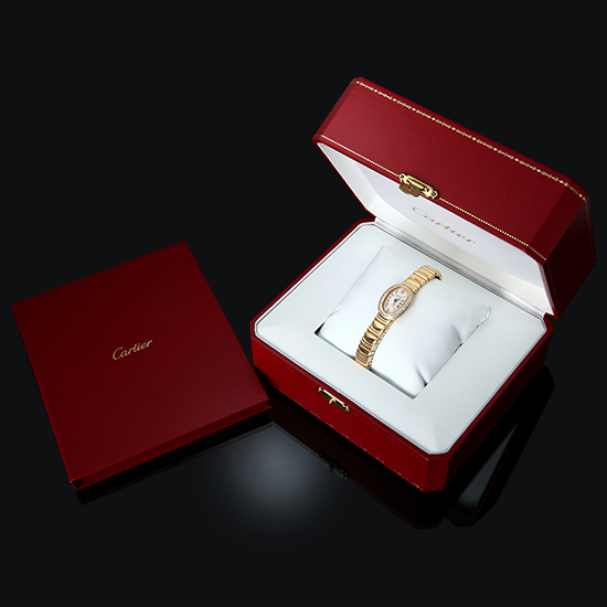 CARTIER(USED) 베누아 YG 미니 다이아베젤