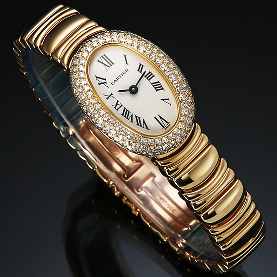 CARTIER(USED) 베누아 YG 미니 다이아베젤