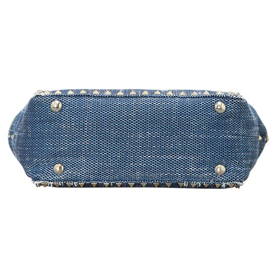 VALENTINO(USED)락스터드 데님 숄더백
