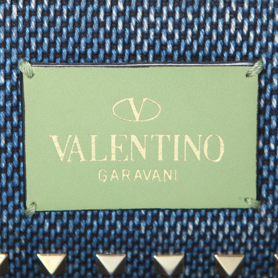VALENTINO(USED)락스터드 데님 숄더백
