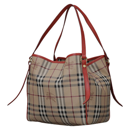 BURBERRY(USED)노바체크 PVC 숄더백