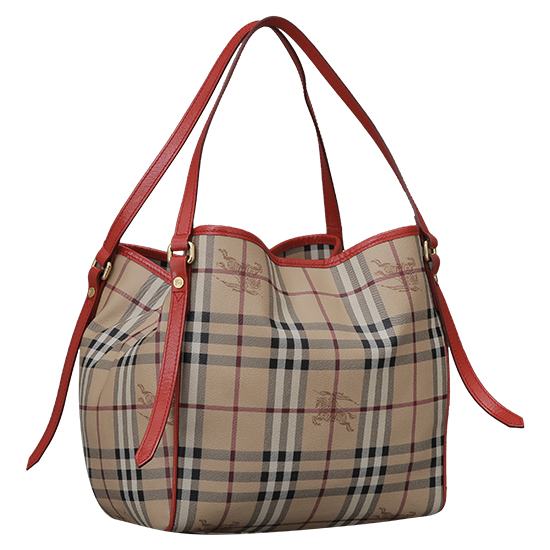 BURBERRY(USED)노바체크 PVC 숄더백