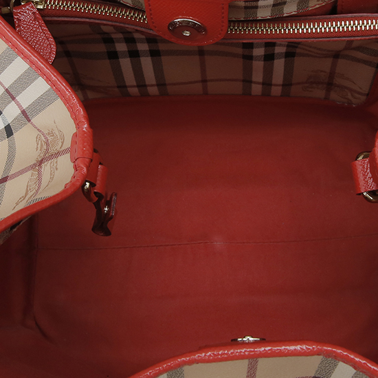 BURBERRY(USED)노바체크 PVC 숄더백
