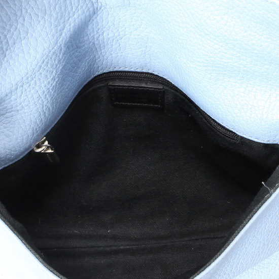 BURBERRY(USED)블루 레더 크로스 바디백