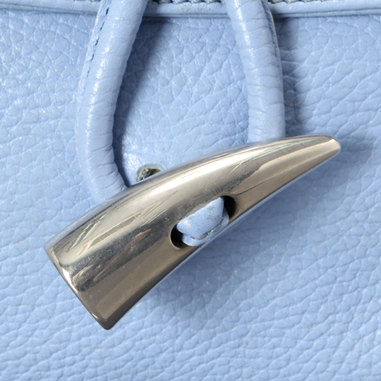 BURBERRY(USED)블루 레더 크로스 바디백