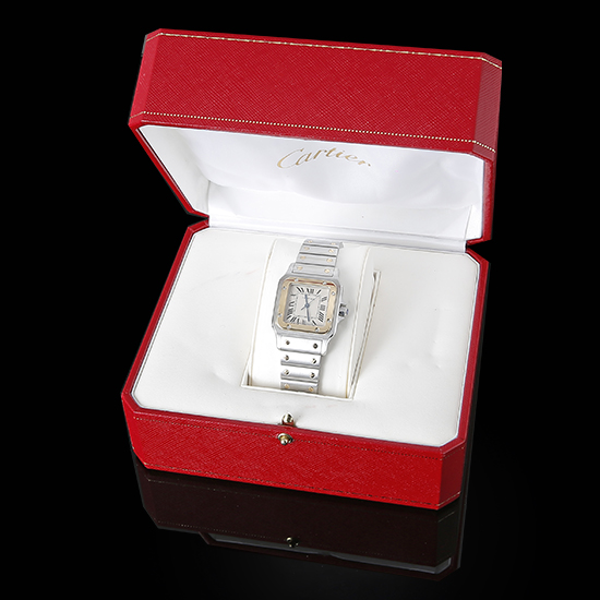 CARTIER(USED) 산토스 갈베 콤비 라지