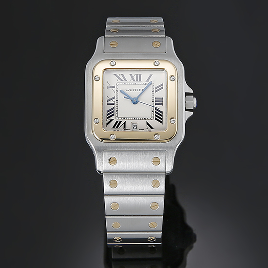 CARTIER(USED) 산토스 갈베 콤비 라지
