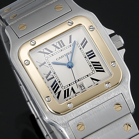 CARTIER(USED) 산토스 갈베 콤비 라지