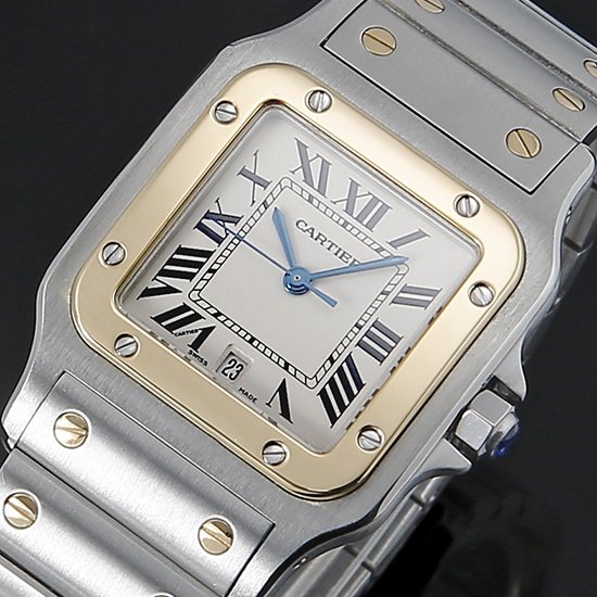 CARTIER(USED) 산토스 갈베 콤비 라지
