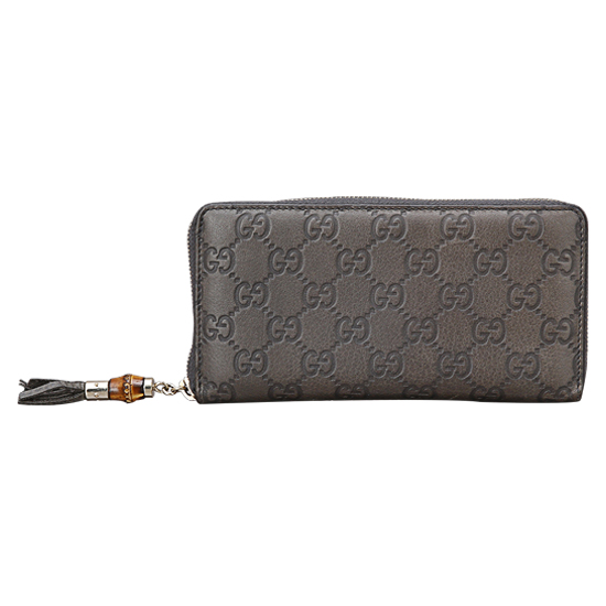 GUCCI(USED) 구찌 씨마 레더 테슬 장지갑