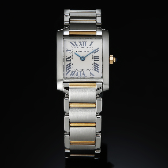 CARTIER(USED) 탱크 프랑세스 콤비 스몰
