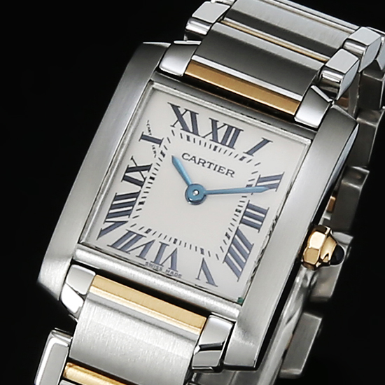 CARTIER(USED) 탱크 프랑세스 콤비 스몰