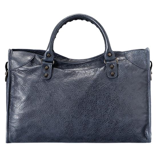 BALENCIAGA(USED)클래식 모터 시티백 블루