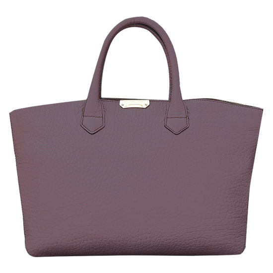 BURBERRY(USED)퍼플 레더 토트겸 숄더백