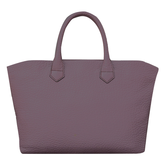 BURBERRY(USED)퍼플 레더 토트겸 숄더백