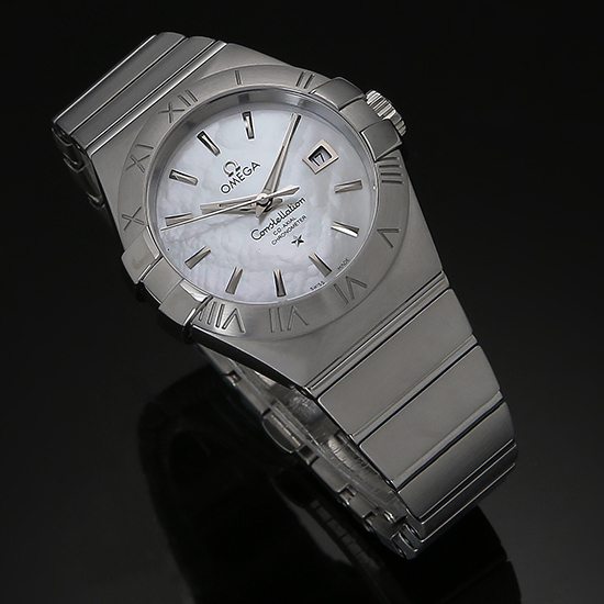 OMEGA(USED)뉴 컨스틸레이션 스틸 자개판