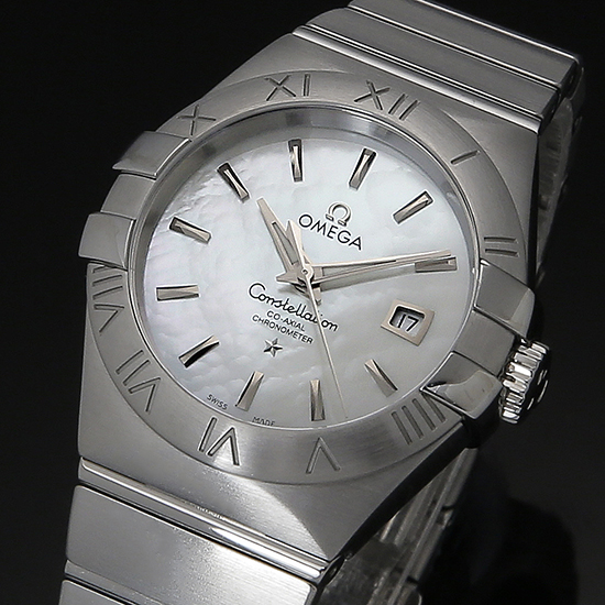 OMEGA(USED)뉴 컨스틸레이션 스틸 자개판