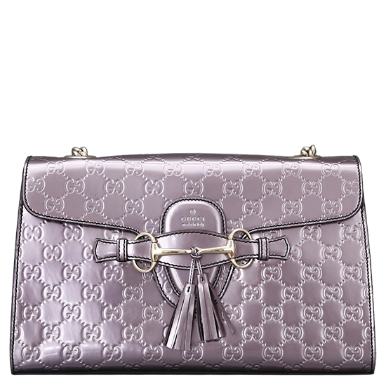 GUCCI(USED) 구찌 씨마 레더 테슬 체인 숄더백