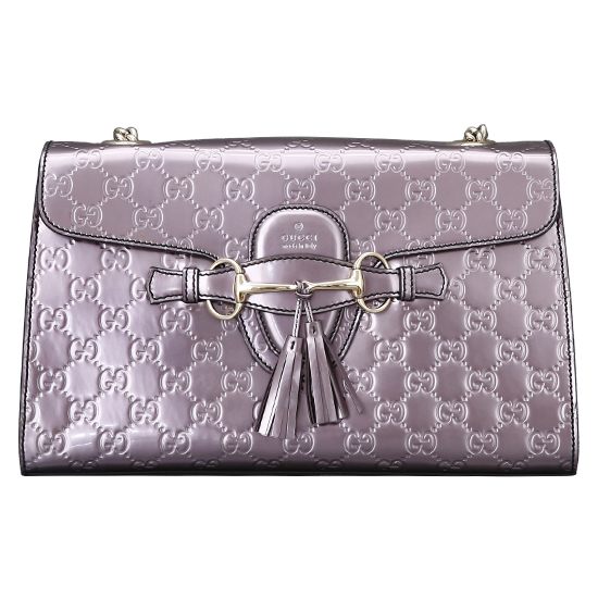 GUCCI(USED) 구찌 씨마 레더 테슬 체인 숄더백