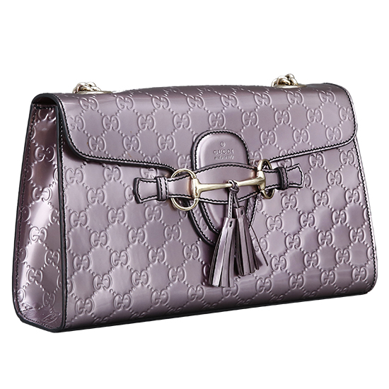 GUCCI(USED) 구찌 씨마 레더 테슬 체인 숄더백