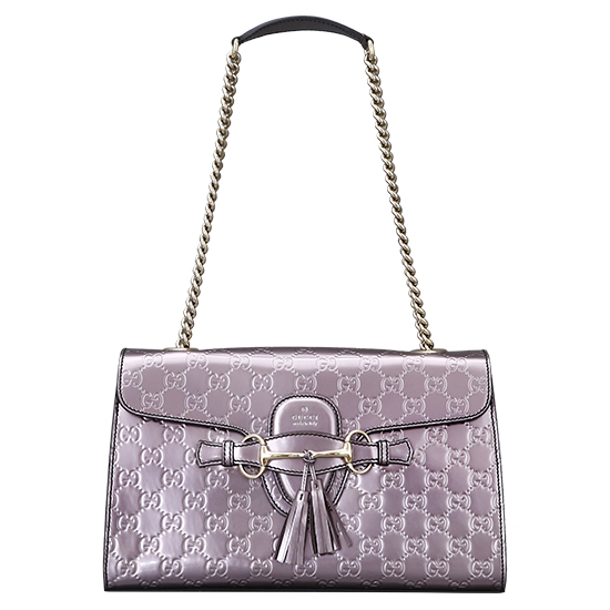 GUCCI(USED) 구찌 씨마 레더 테슬 체인 숄더백