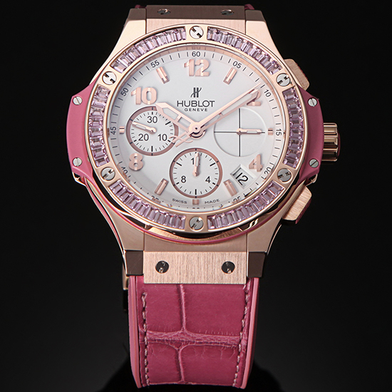 HUBLOT(USED)위블로 또띠 프리티 로즈골드 사파이어베젤