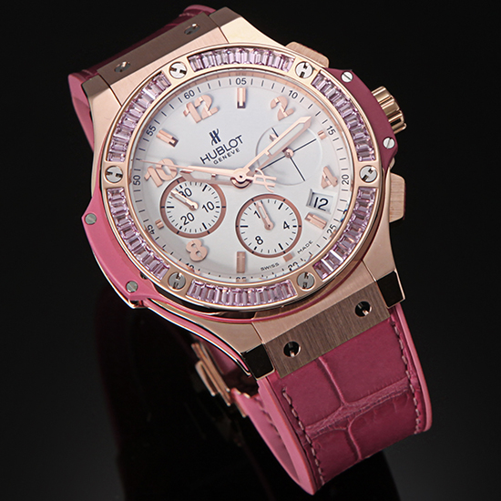 HUBLOT(USED)위블로 또띠 프리티 로즈골드 사파이어베젤