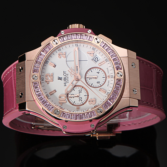 HUBLOT(USED)위블로 또띠 프리티 로즈골드 사파이어베젤
