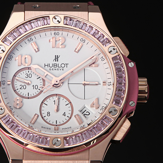 HUBLOT(USED)위블로 또띠 프리티 로즈골드 사파이어베젤