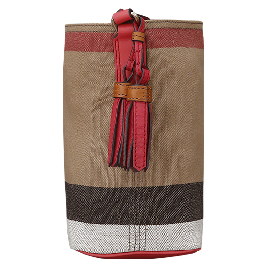 BURBERRY(USED)애쉬비 캔버스 체크 호보백