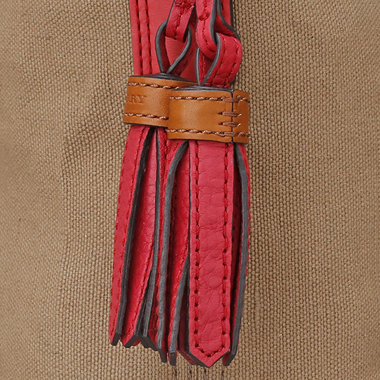 BURBERRY(USED)애쉬비 캔버스 체크 호보백