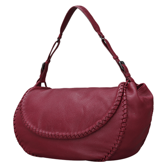 BOTTEGA VENETA(USED)레드 레더 숄더백
