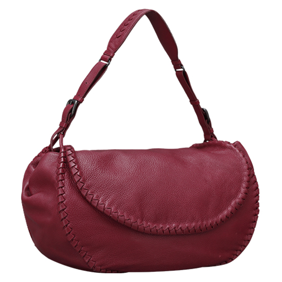 BOTTEGA VENETA(USED)레드 레더 숄더백