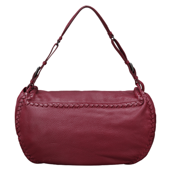 BOTTEGA VENETA(USED)레드 레더 숄더백