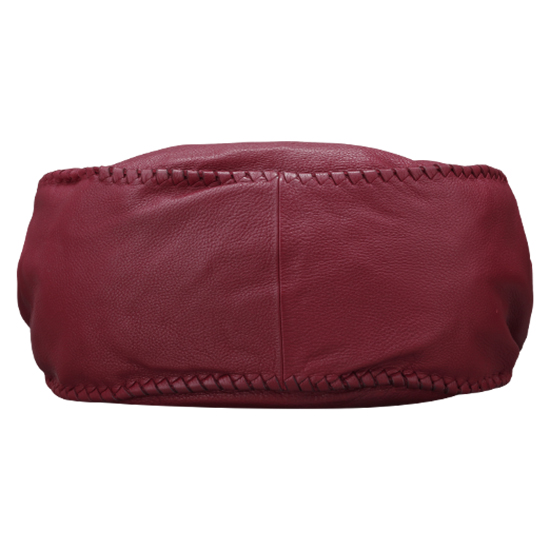 BOTTEGA VENETA(USED)레드 레더 숄더백