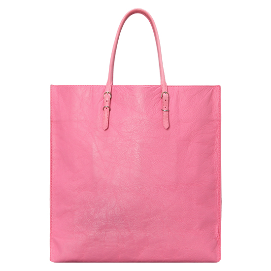 BALENCIAGA(USED)파피에르 핑크 토트백