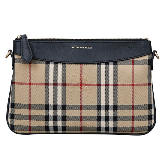 BURBERRY(USED)하우스체크 패브릭 크로스백