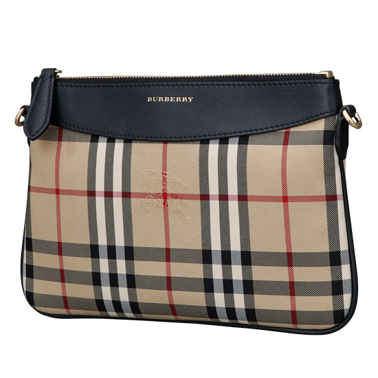 BURBERRY(USED)하우스체크 패브릭 크로스백