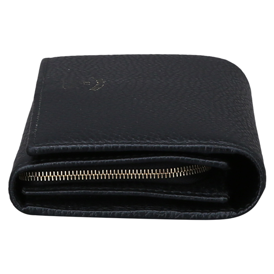 GUCCI(USED) 구찌 블랙 레더 스윙 장지갑