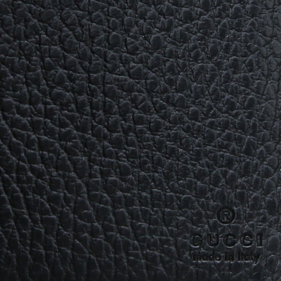 GUCCI(USED) 구찌 블랙 레더 스윙 장지갑