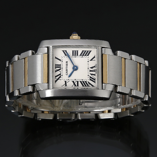 CARTIER(USED) 탱크 프랑세스 콤비 스몰