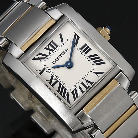 CARTIER(USED) 탱크 프랑세스 콤비 스몰