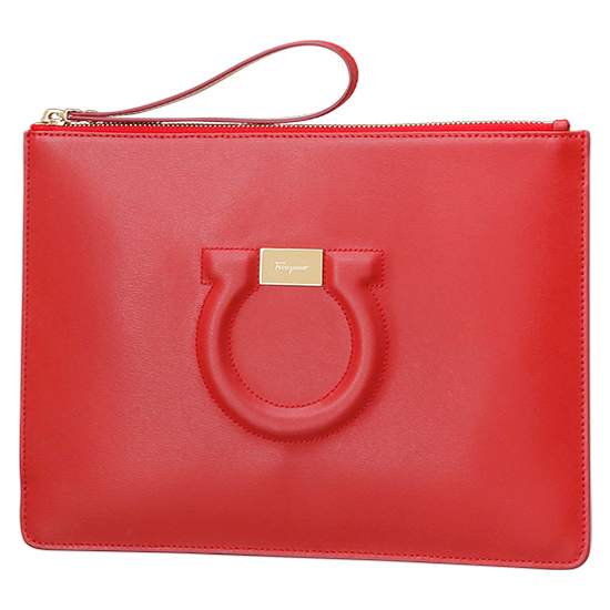 FERRAGAMO(USED)간치니 시티 클러치백