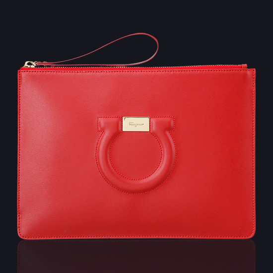 FERRAGAMO(USED)간치니 시티 클러치백